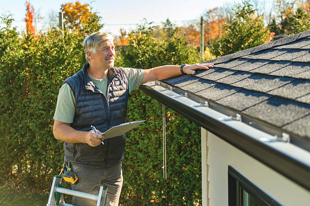 Professional Hail Damage Roof Repair technician working in Woosung, IL